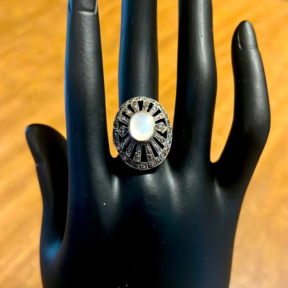 925 silver deco ring